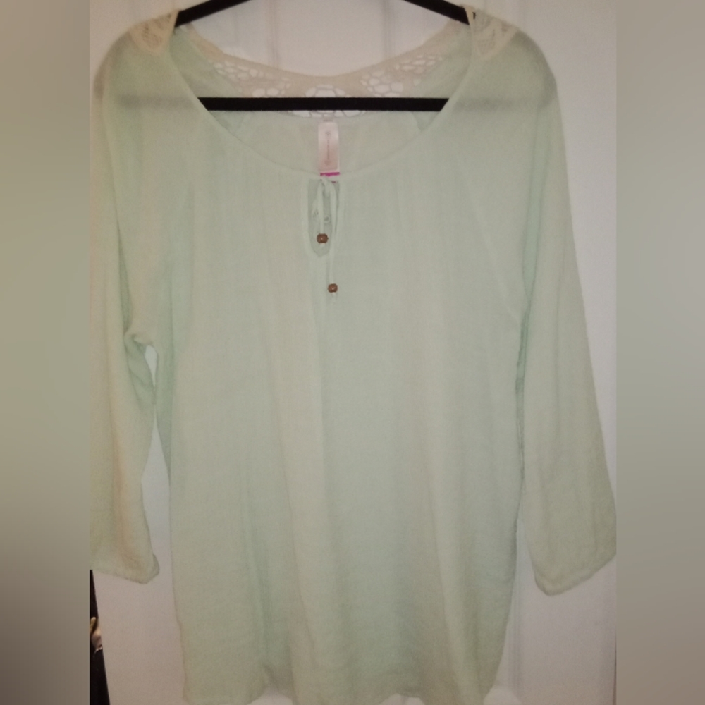 Ladies Sheer Blouse Very Cute